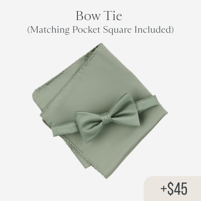Groomsmen Bow Ties with Pocket Squares