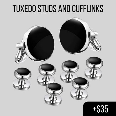 Tuxedo Studs and Cuff Links Add On