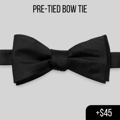 Pre-Tied Bow Tie Add On