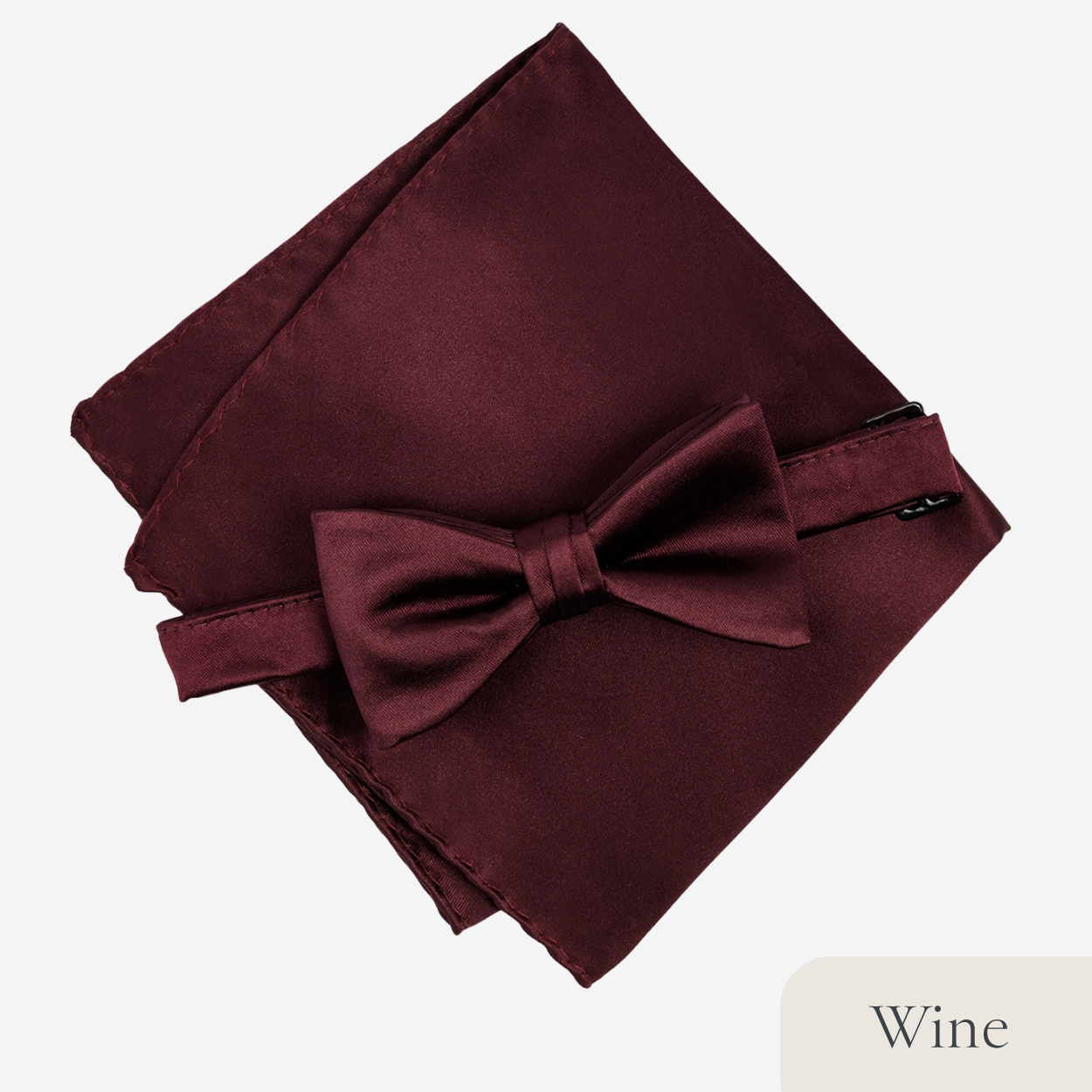 Groomsmen Bow Ties with Pocket Squares