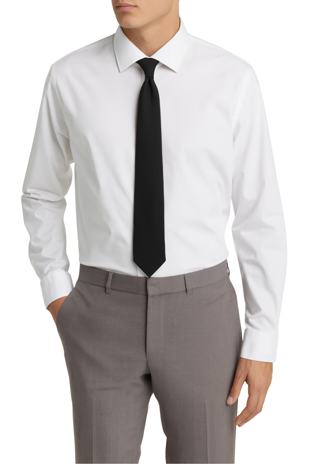 Classic White Dress Shirt