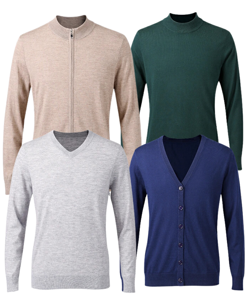 Mens Custom Light Weight Cashmere Sweater