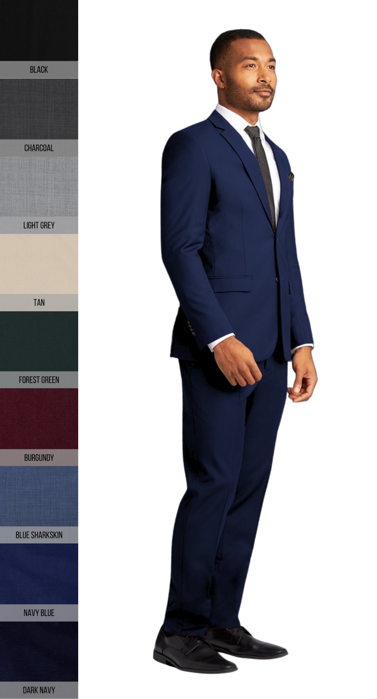 Notch Lapel Groomsman Suit