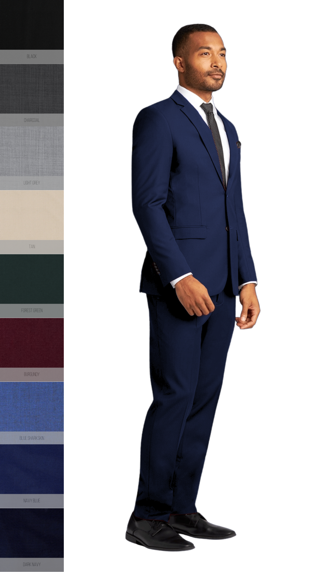 Notch Lapel Groomsman Suit