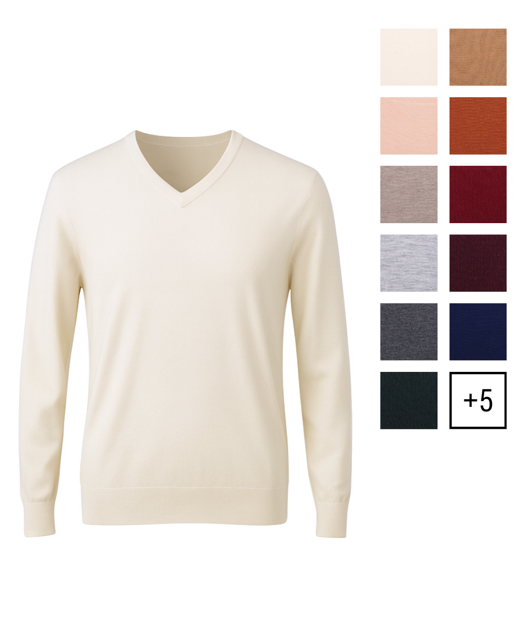 Men's Custom V Neck Sweater