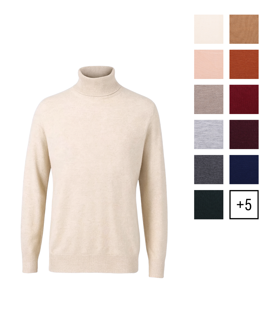 Men's Custom Turtleneck Sweater