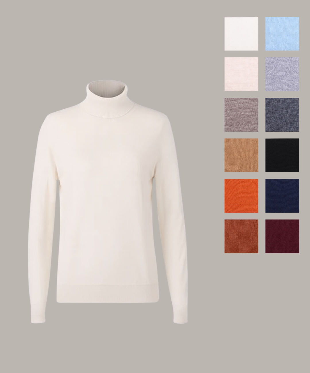 Women's Custom Turtleneck Sweater