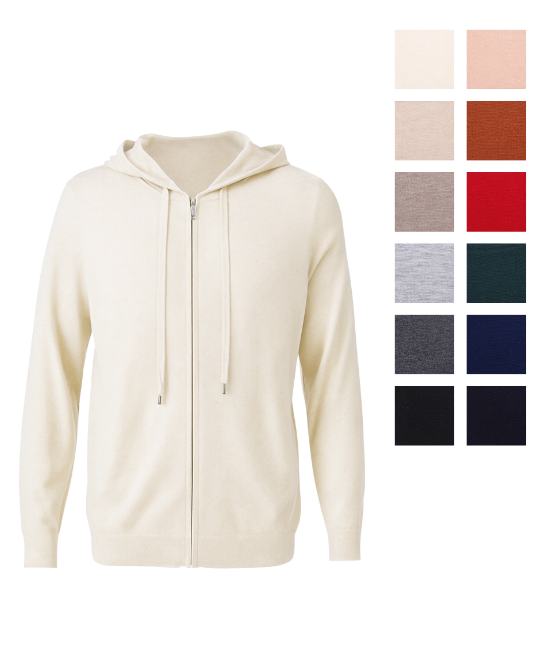 Men's Custom Zip Up Hoodie