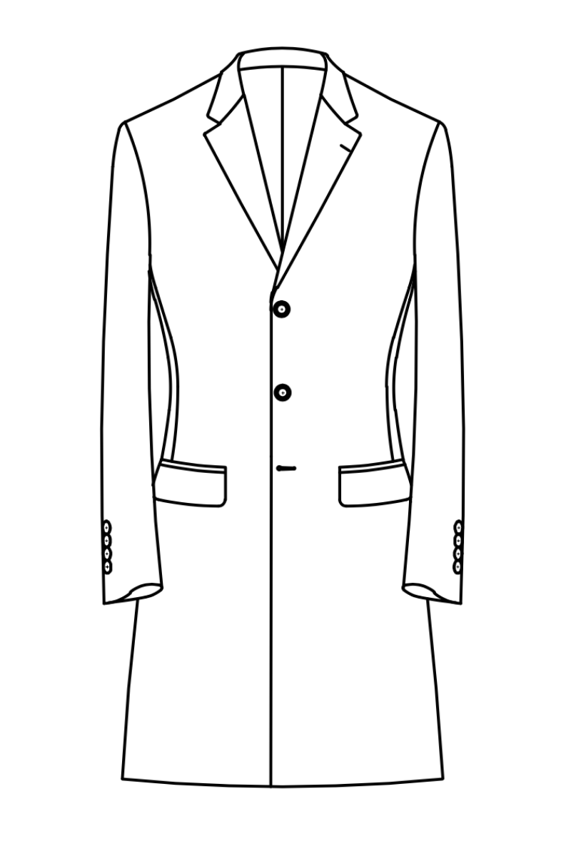 Mens Custom Overcoat