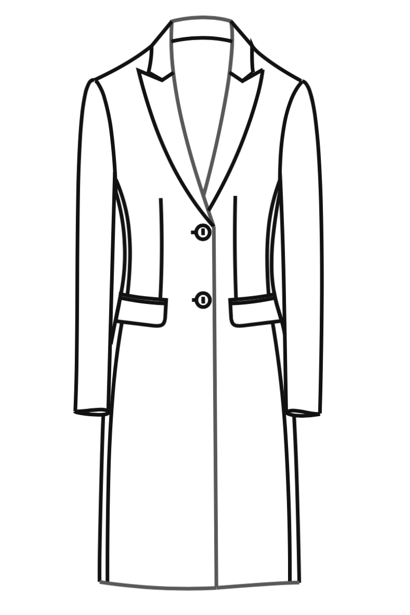 Womens Custom Overcoat