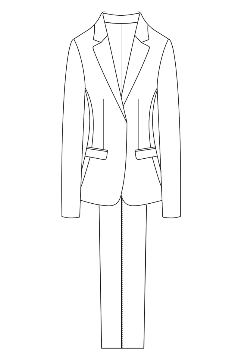 Womens Custom Suit - 2pc